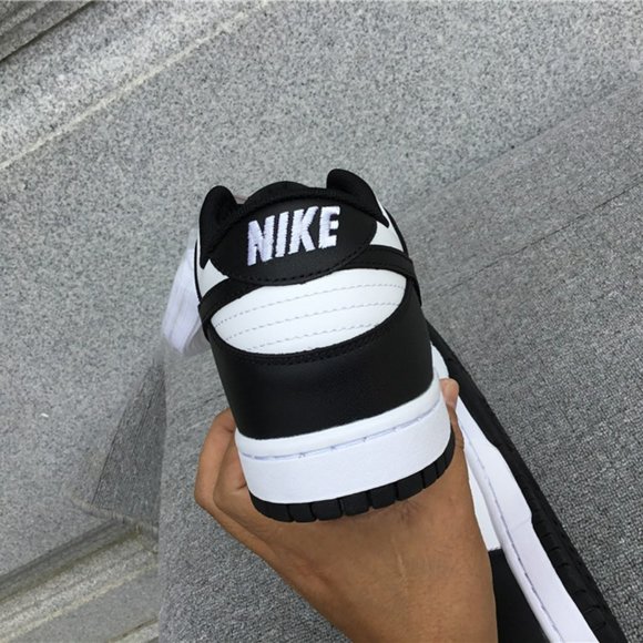 Nike Dunk Low Retro x White Black Panda Sneakers - Picture 3 of 5